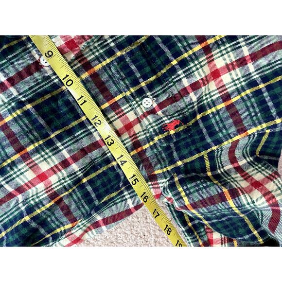 Women's Colorful Flannel Button Front Shirt M - Picture 4 of 5